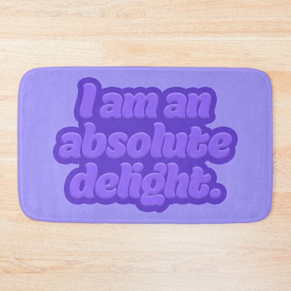 Item preview, I Am an Absolute Delight - Periwinkle designed and sold by sillyjess.