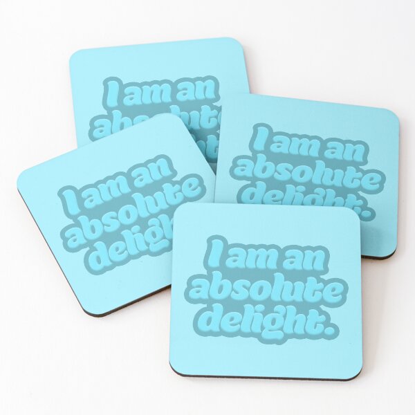 Item preview, I Am an Absolute Delight - Blue designed and sold by sillyjess.