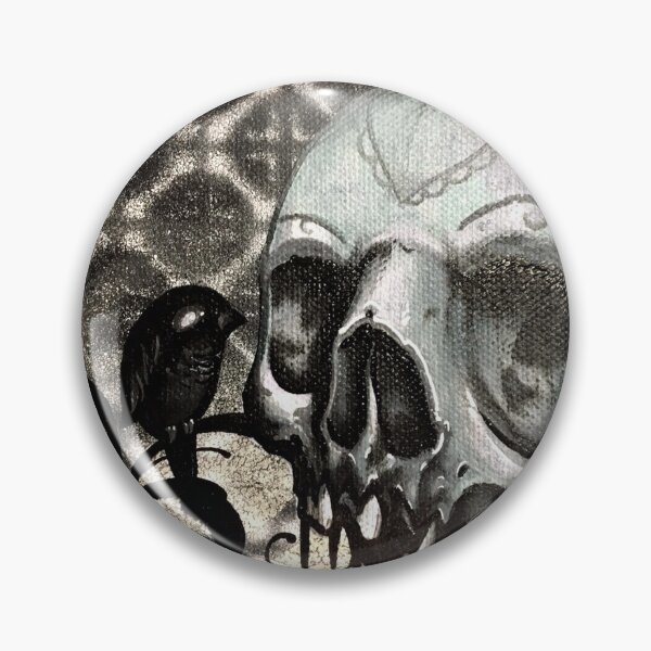 Artikelvorschau, Totenkopf und Rabenbaby entworfen und verkauft von 7Daygallery.