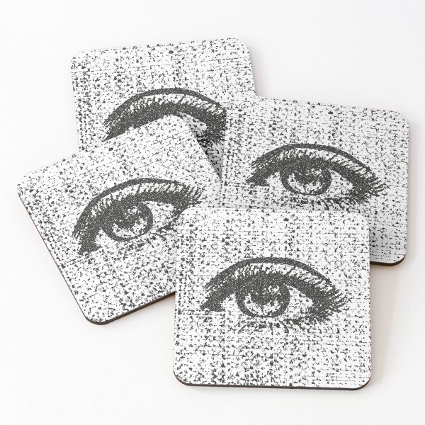 Item preview, Abstract Eye on Black White Grunge Texture designed and sold by aubrey-stevens.