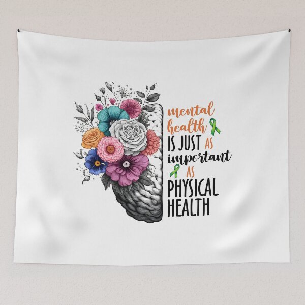 Item preview, Mental Health Is Important Awareness designed and sold by Eiwaprints.