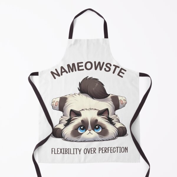 Item preview, Himalayan Kawaii Cat Yoga Pose, Nameowste Flexibility Over Perfection designed and sold by WhimsyVox.