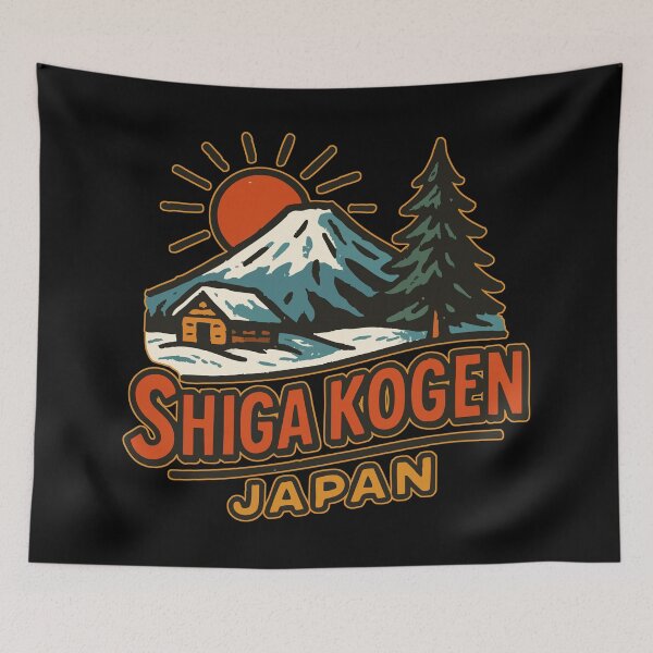 Artikelvorschau, Shiga Kogen Japan entworfen und verkauft von TomFrontierArt.