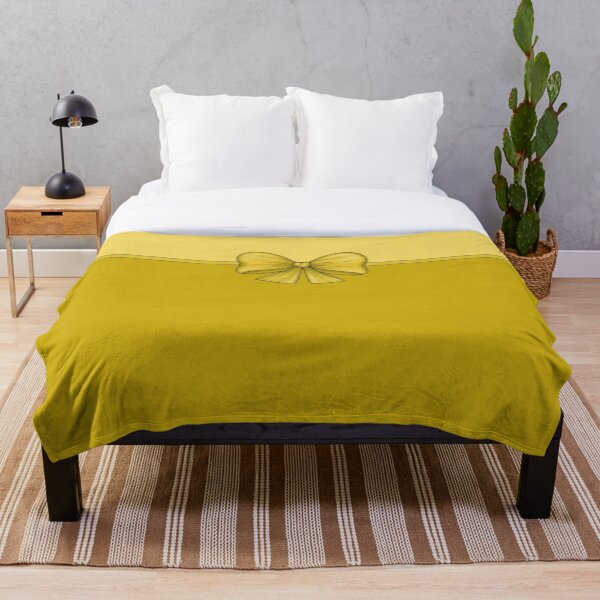 Item preview, Lazo amarillo con cinta que divide el fondo en amarillo claro y amarillo oscuro. designed and sold by Cherevan.