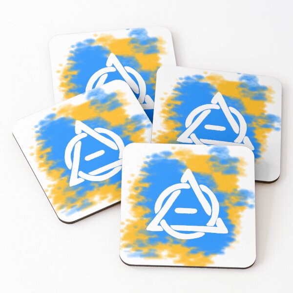 Item preview, Theta Delta Splatter [Blue/Orange] designed and sold by Defiance Of The Flesh.