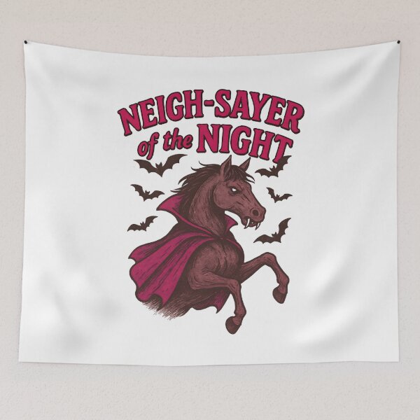 Item preview, Neigh-Sayer of the Night - HALLOWEEN HORSE designed and sold by justyna-s28.