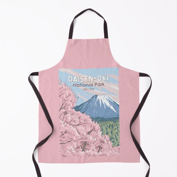 Item preview, Daisen Oki National Park Japan Illustration Travel Art Vintage designed and sold by KrisSidDesigns.
