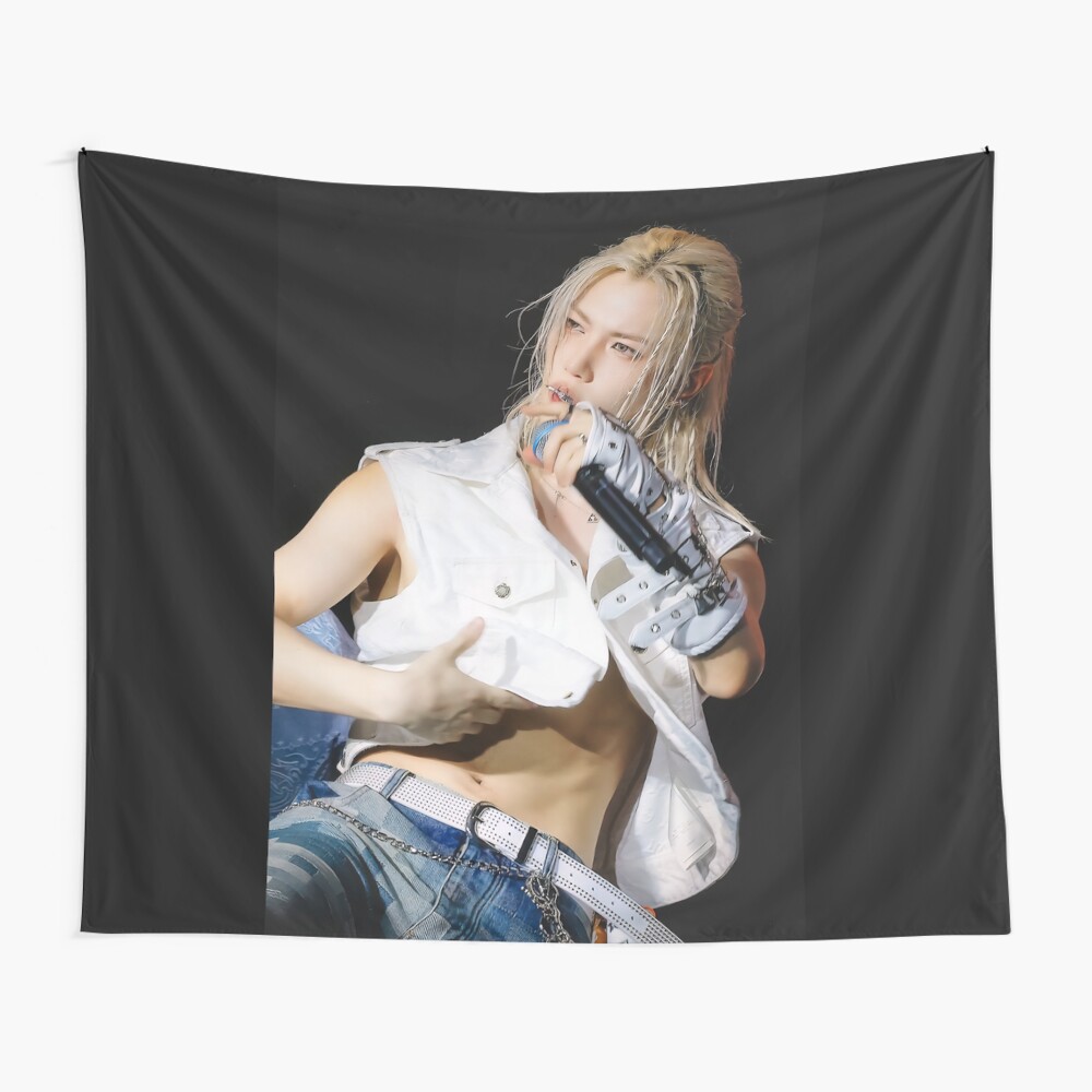 Lee Felix absStray Kids boyfriend material Kpop ot8 stay boy group teaser image poster Throw Blanket