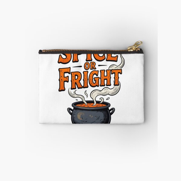 Item preview, Black Cauldron with Bubbling Orange Liquid and Halloween Text designed and sold by Creative88Art.