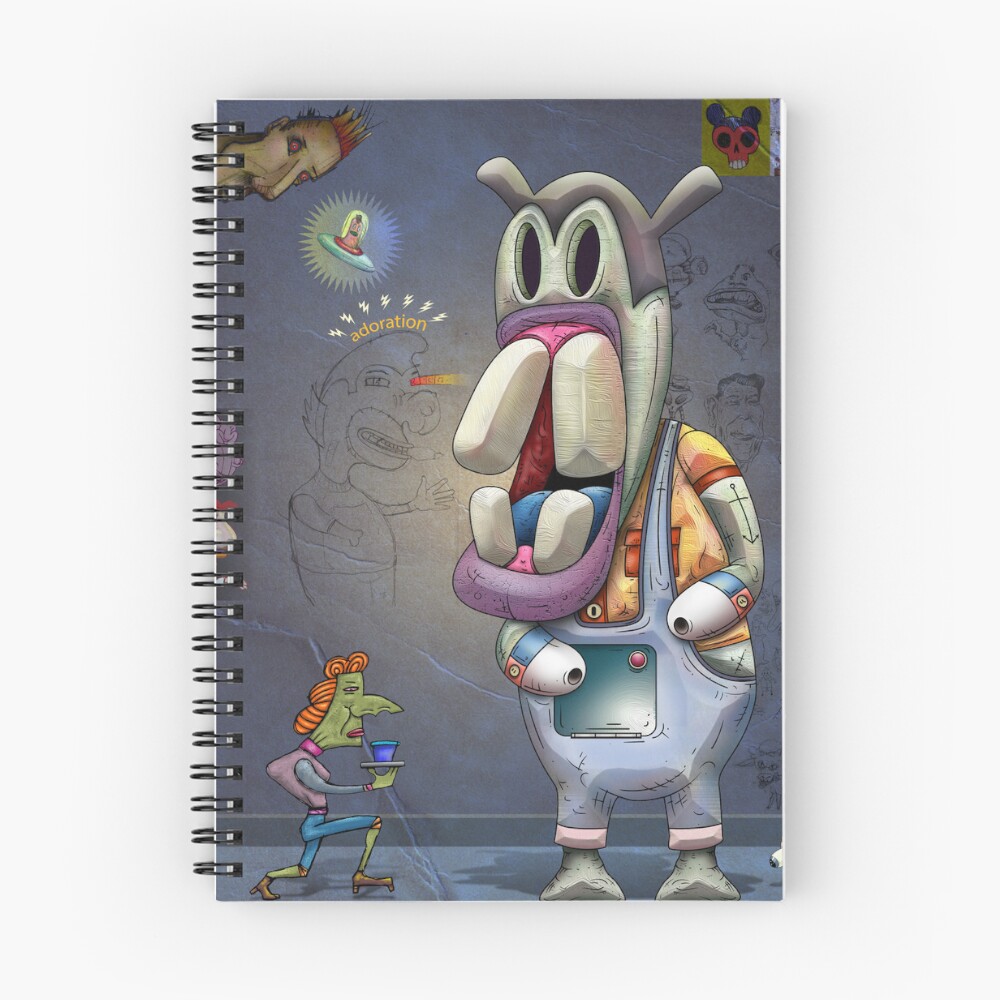 Item preview, Spiral Notebook designed and sold by Ruffmouse.