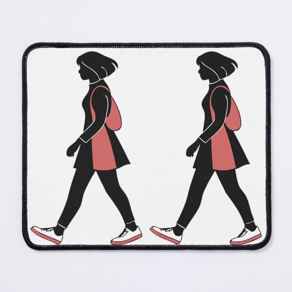 Item preview, Minimalist Illustration of Two Mirrored Figures Walking designed and sold by Creative88Art.
