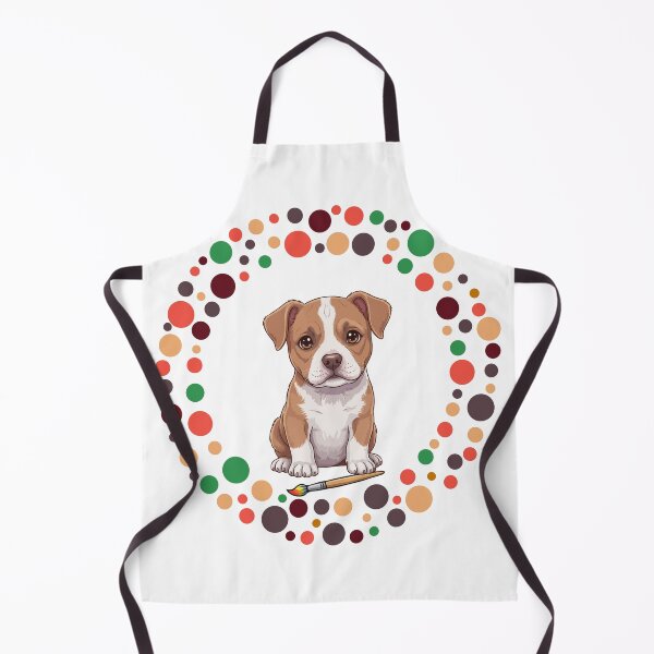 Item preview, Celebrate Dot Day with My Amstaff | Colorful Dog Art designed and sold by The Real Life Symphony.