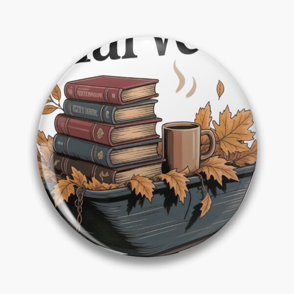 Item preview, Illustration of Wheelbarrow with Books, Mug, and Autumn Leaves designed and sold by Creative88Art.