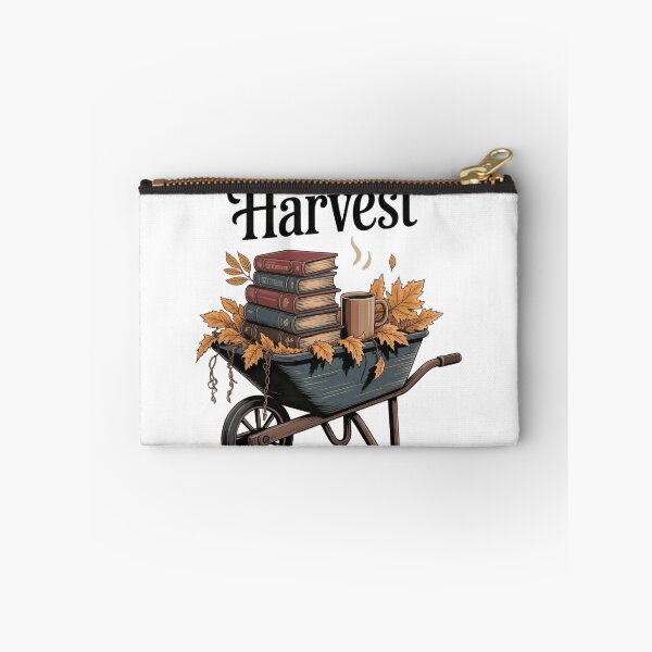 Item preview, Illustration of Wheelbarrow with Books, Mug, and Autumn Leaves designed and sold by Creative88Art.