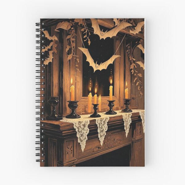 Item preview, Bat Garland & Candlelight – Cottagecore Halloween Decor designed and sold by Deezyned.