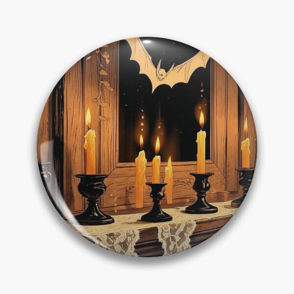 Item preview, Bat Garland & Candlelight – Cottagecore Halloween Decor designed and sold by Deezyned.