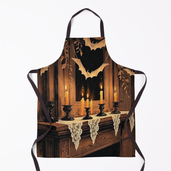 Item preview, Bat Garland & Candlelight – Cottagecore Halloween Decor designed and sold by Deezyned.