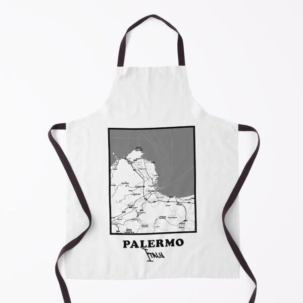 Item preview, Palermo City Map – Minimal Black and White Poster designed and sold by Enea Kelo.