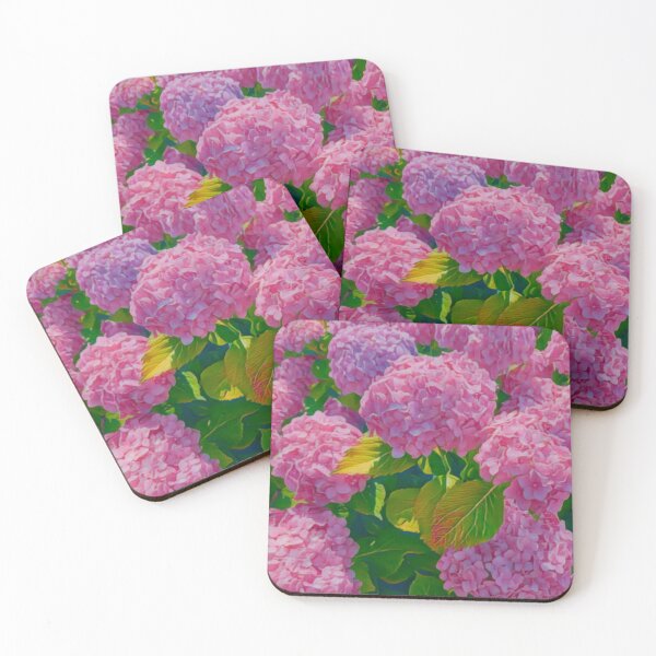 Item preview, Pink hydrangeas in full bloom designed and sold by MiKaBerlin.