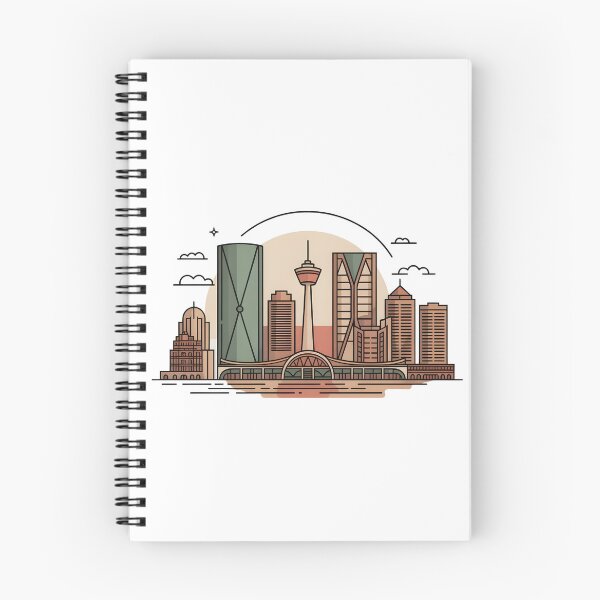 Item preview, Calgary Skyline – Minimalist Earthy Travel Souvenir Design designed and sold by Paper Drip.