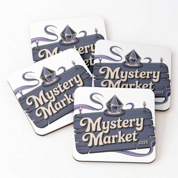 Item preview, Mystical Wooden Sign for Mystery Market 2025 with Glowing Crystal designed and sold by Creative88Art.