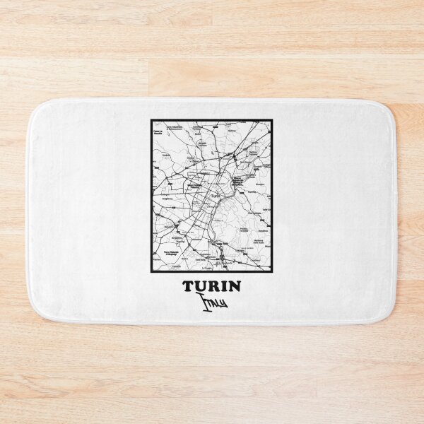 Item preview, Turin City Map – Minimal Black and White Poster designed and sold by Enea Kelo.