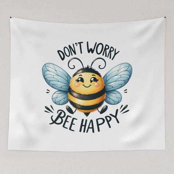 Item preview, Bee Happy Cheerful Bumble designed and sold by Eiwaprints.
