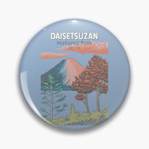 Item preview, Daisetsuzan National Park Japan Illustration Travel Art Vintage designed and sold by KrisSidDesigns.