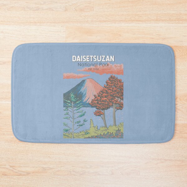 Item preview, Daisetsuzan National Park Japan Illustration Travel Art Vintage designed and sold by KrisSidDesigns.