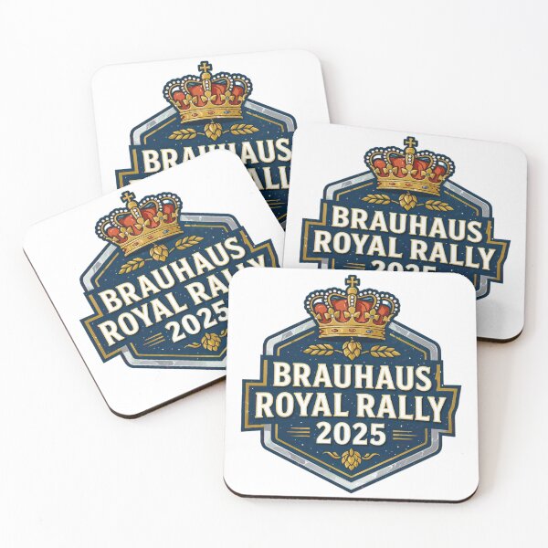Item preview, Badge Design for Brauhaus Royal Rally 2025 with Crown and Barley designed and sold by Creative88Art.