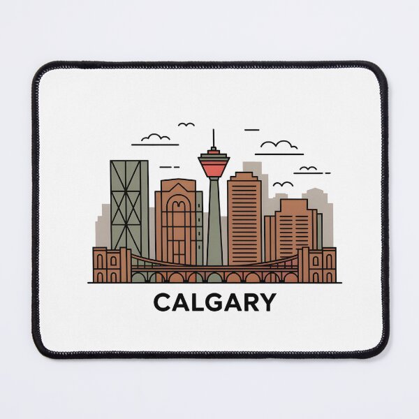 Item preview, Calgary Skyline – Minimalist Earthy Travel Souvenir Design designed and sold by Paper Drip.