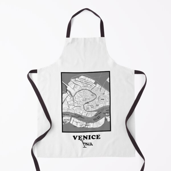 Item preview, Venice City Map – Minimal Black and White Poster designed and sold by Enea Kelo.