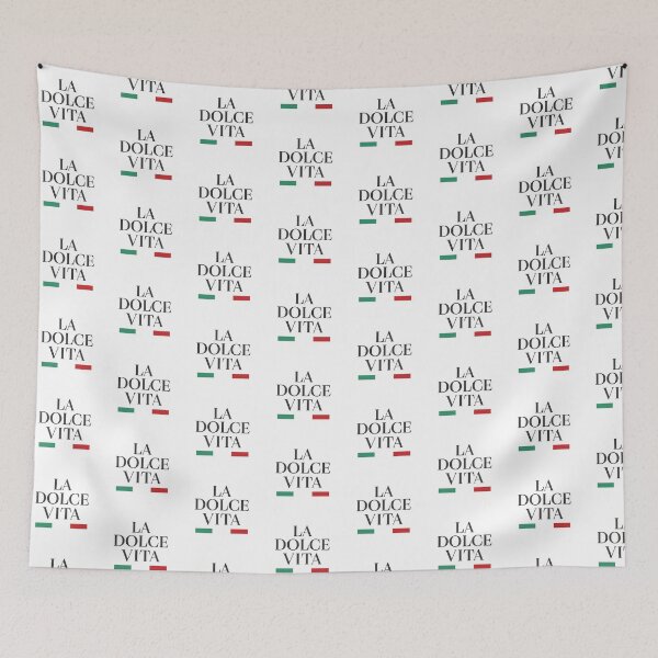 Item preview, La Dolce Vita | Italian Pattern Throw Blankets & Tapestries designed and sold by gaussina.