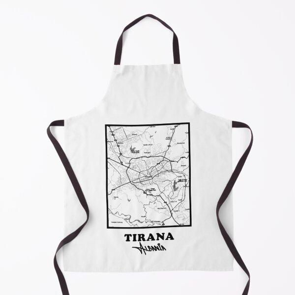 Item preview, Tirana City Map – Minimal Black and White Poster designed and sold by Enea Kelo.