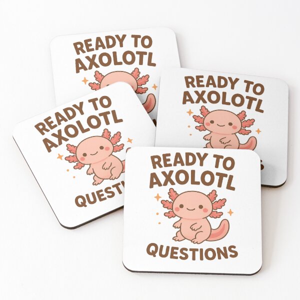 Item preview, Ready to Axolotl Questions - Back to School designed and sold by Prints-by-Olaf.