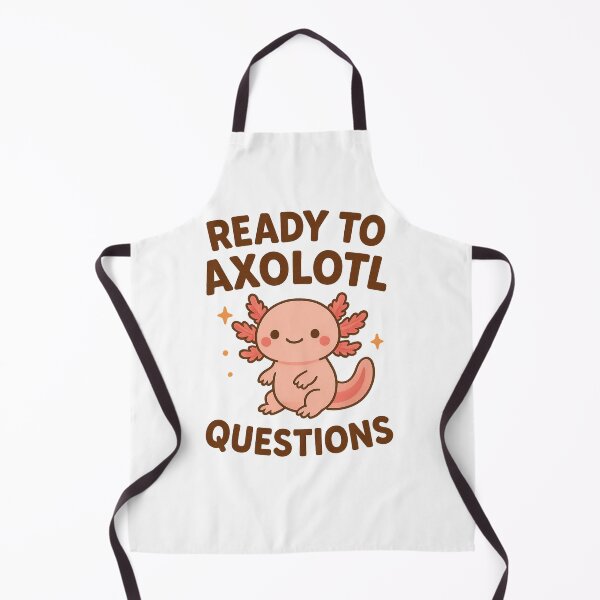 Item preview, Ready to Axolotl Questions - Back to School designed and sold by Prints-by-Olaf.