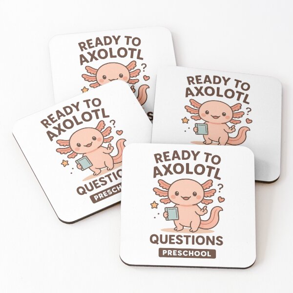 Item preview, Ready to Axolotl Questions - Back to School designed and sold by Prints-by-Olaf.