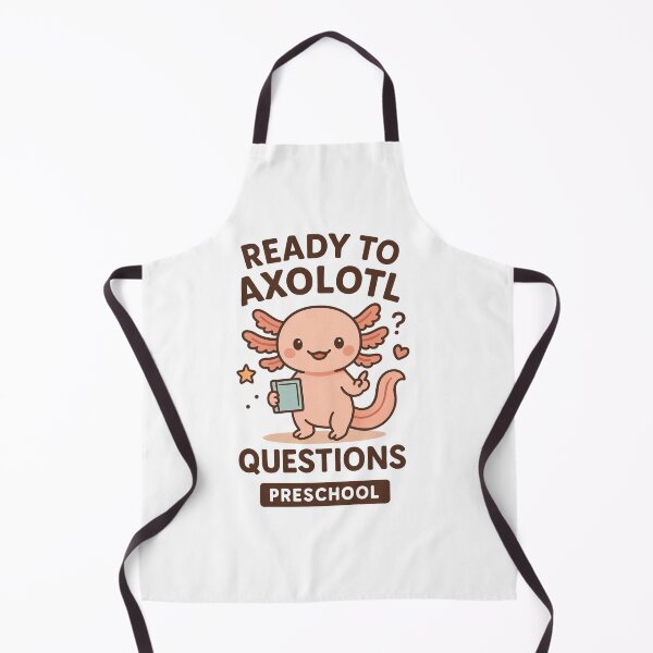 Item preview, Ready to Axolotl Questions - Back to School designed and sold by Prints-by-Olaf.