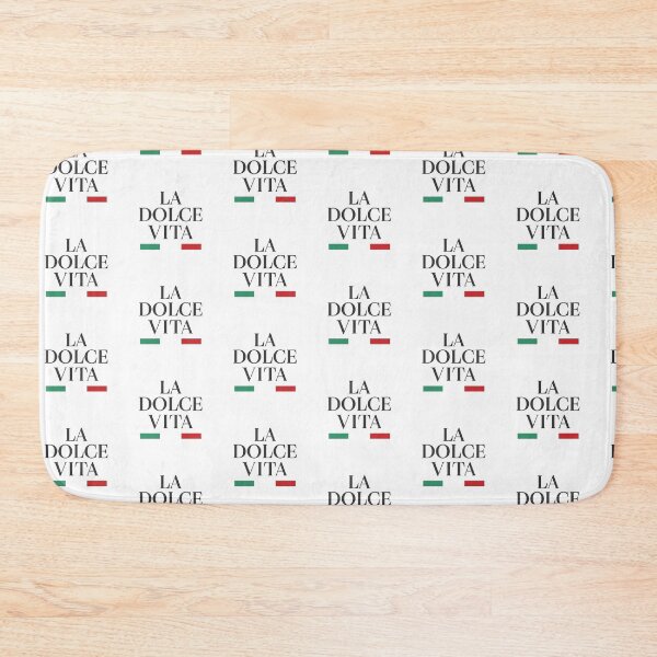 Item preview, La Dolce Vita | Italian Pattern Bath Mat designed and sold by gaussina.