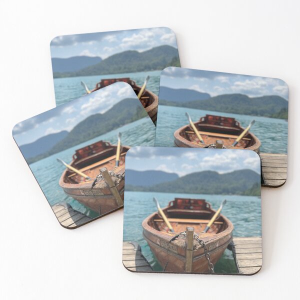 Item preview, Boat on a lake  designed and sold by WildDrive Art.