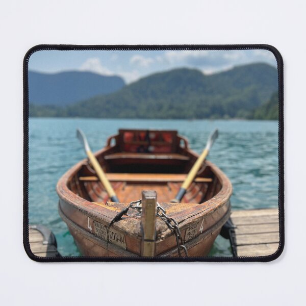 Item preview, Boat on a lake  designed and sold by WildDrive Art.