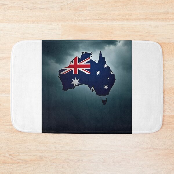 Item preview, Australia Outline in Flag Colors – Unique Map designed and sold by RAKO13.