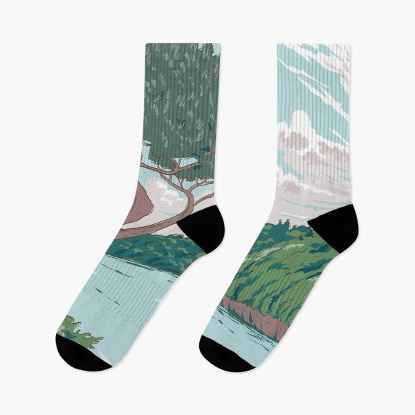 Item preview, Iriomote-Ishigaki National Park Japan Illustration Travel Art Vintage designed and sold by KrisSidDesigns.