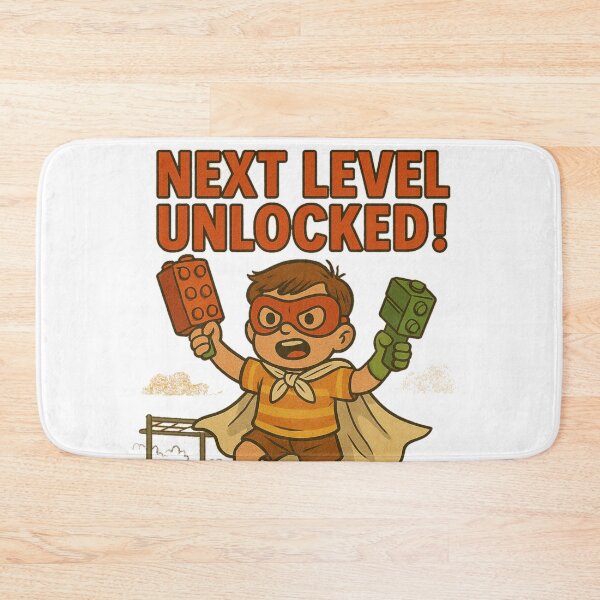 Item preview, Next Level Unlocked – Retro Birthday Sticker designed and sold by Boldolka.