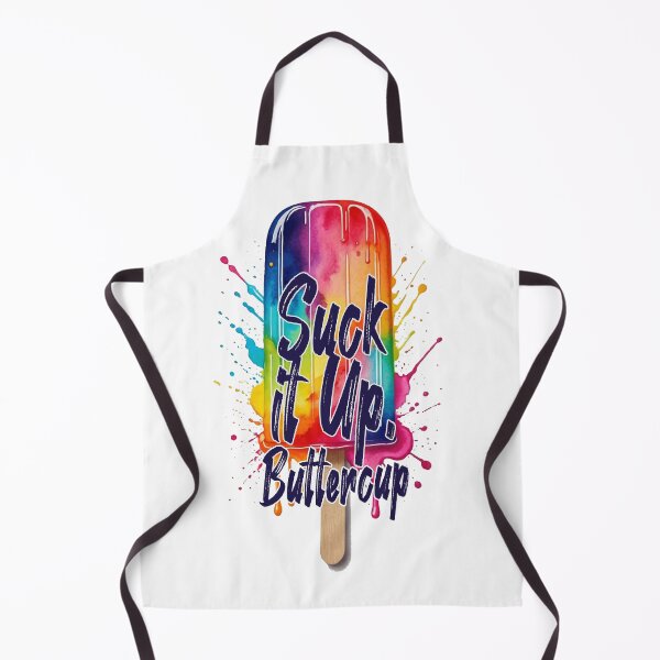 Item preview, Rainbow Watercolor Ice Pop Suck It Up Buttercup Motivational designed and sold by Zencookie.
