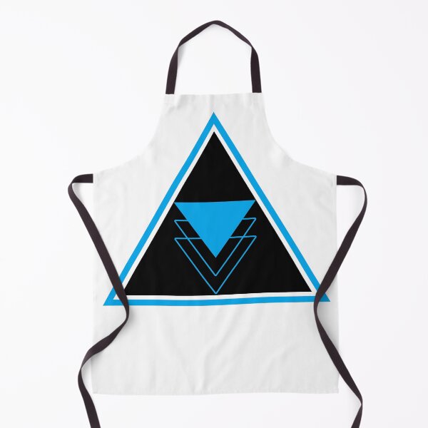 Item preview, Blue Minimalist Neon Triangles - Futuristic Geometric Art designed and sold by Avagen Designs.