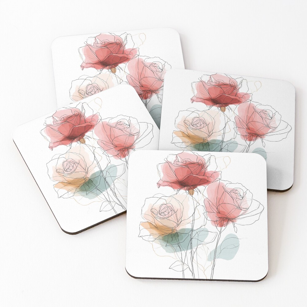 Item preview, Coasters (Set of 4) designed and sold by LameraStudio.