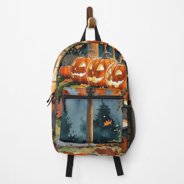 Item preview, Enchanted Pumpkin Lanterns – Cozy Cottagecore Halloween designed and sold by Deezyned.