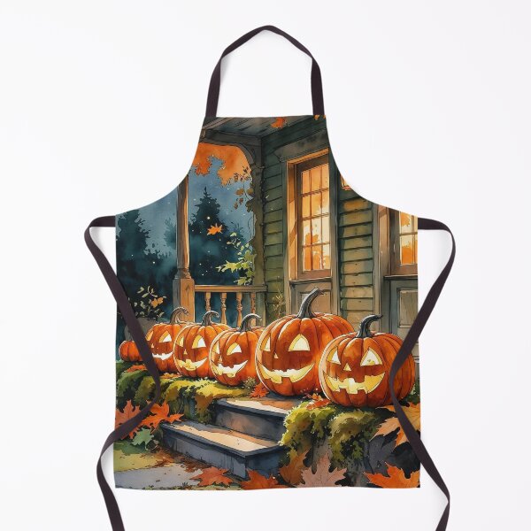 Item preview, Enchanted Pumpkin Lanterns – Cozy Cottagecore Halloween designed and sold by Deezyned.