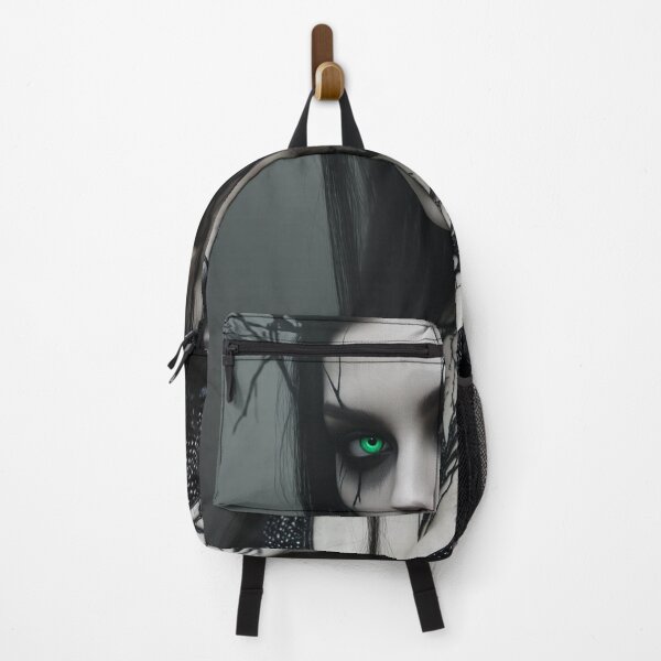 Item preview, Dark Sorceress with Green Eyes | Gothic Fantasy Apparel & Wall Art designed and sold by ArtiQreate.